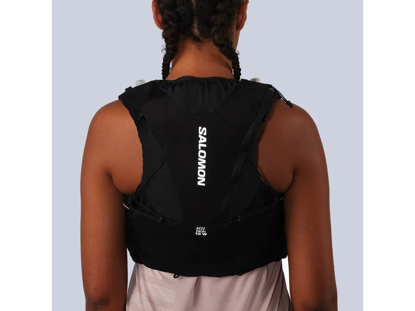 Salomon ADV Skin 12 Set Damen Laufweste Black/Asphalt