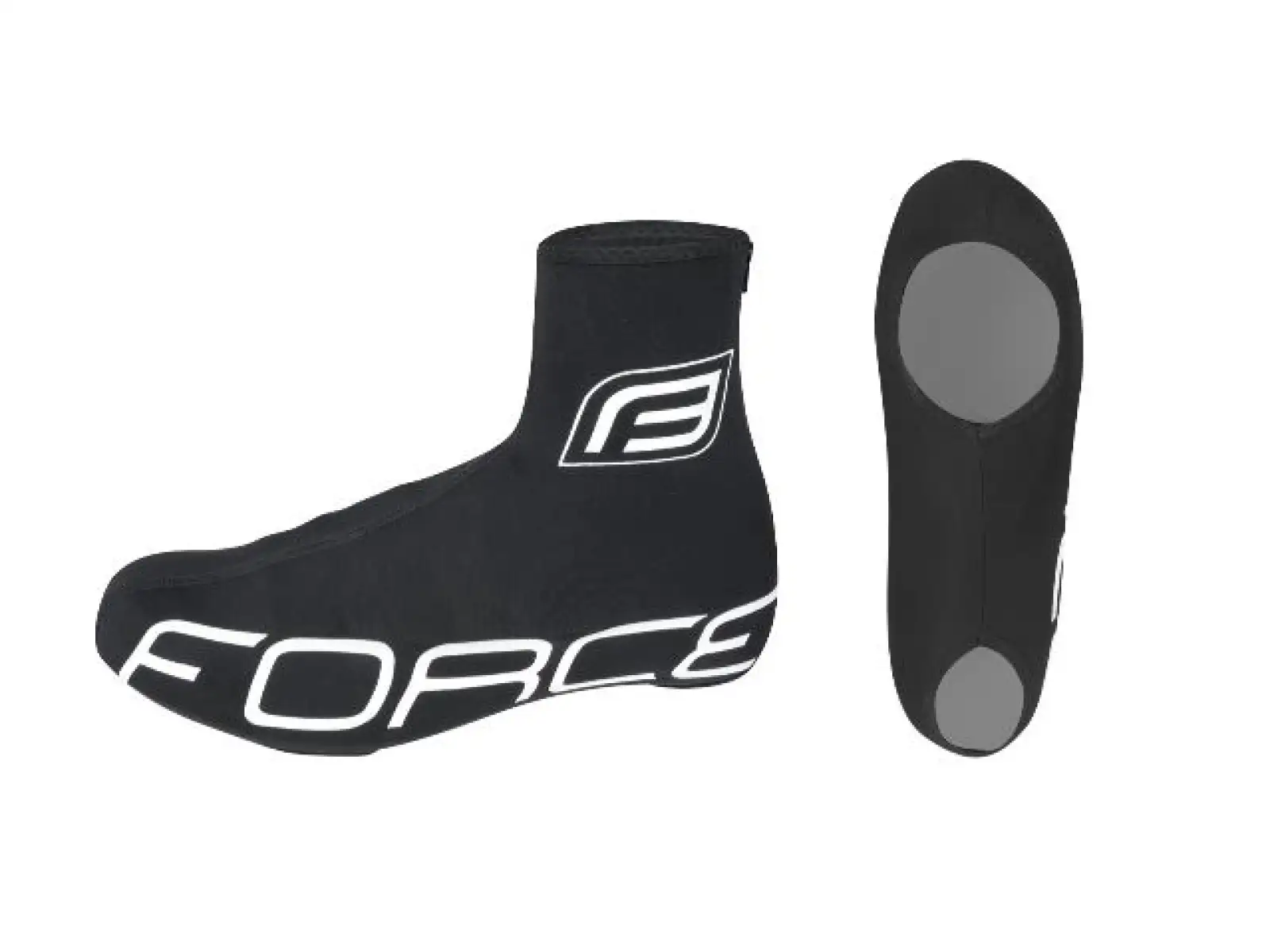 Force Lycra Thermo gefütterte Überschuhe schwarz
