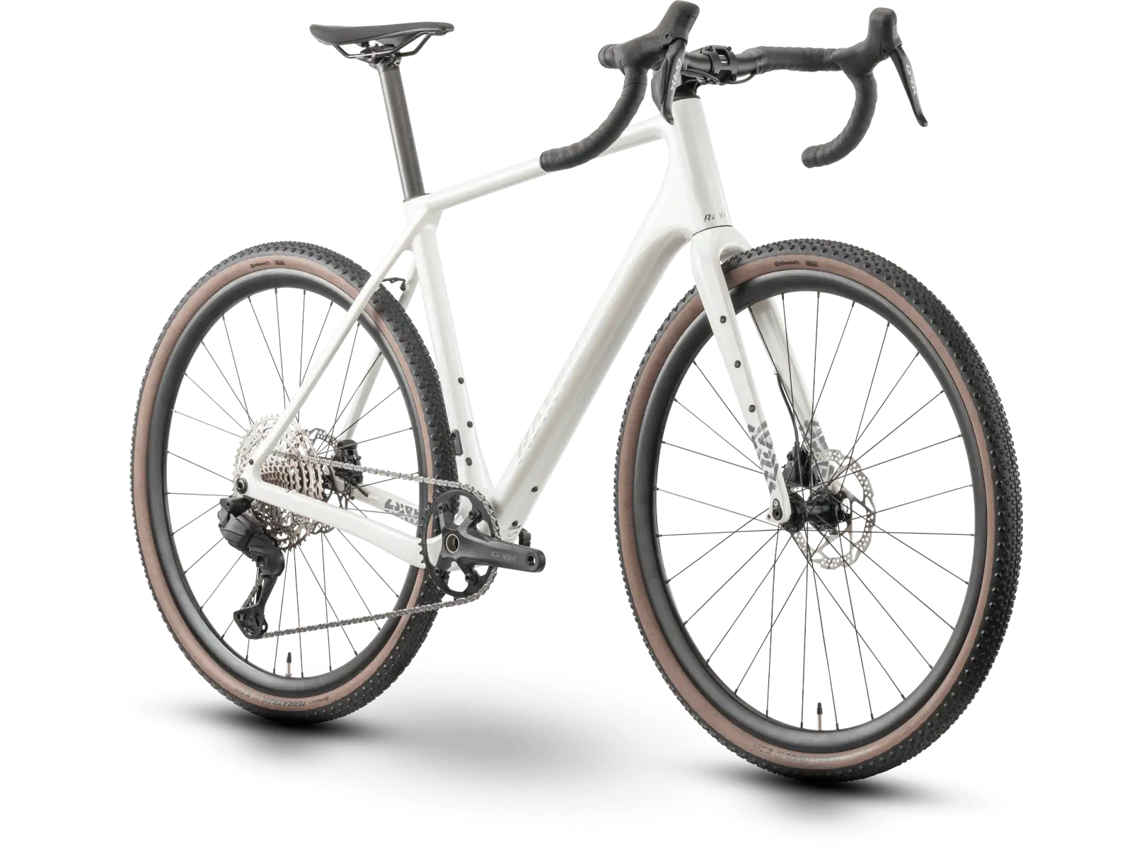 Raymon Soreno Pro 700 GRX715 Di2 Gravelbike White Sparkle