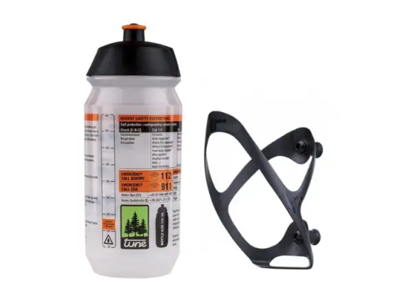 Tune Wasserträger 2.0 Flaschenhalter Set inklusive Flasche 0,5 l