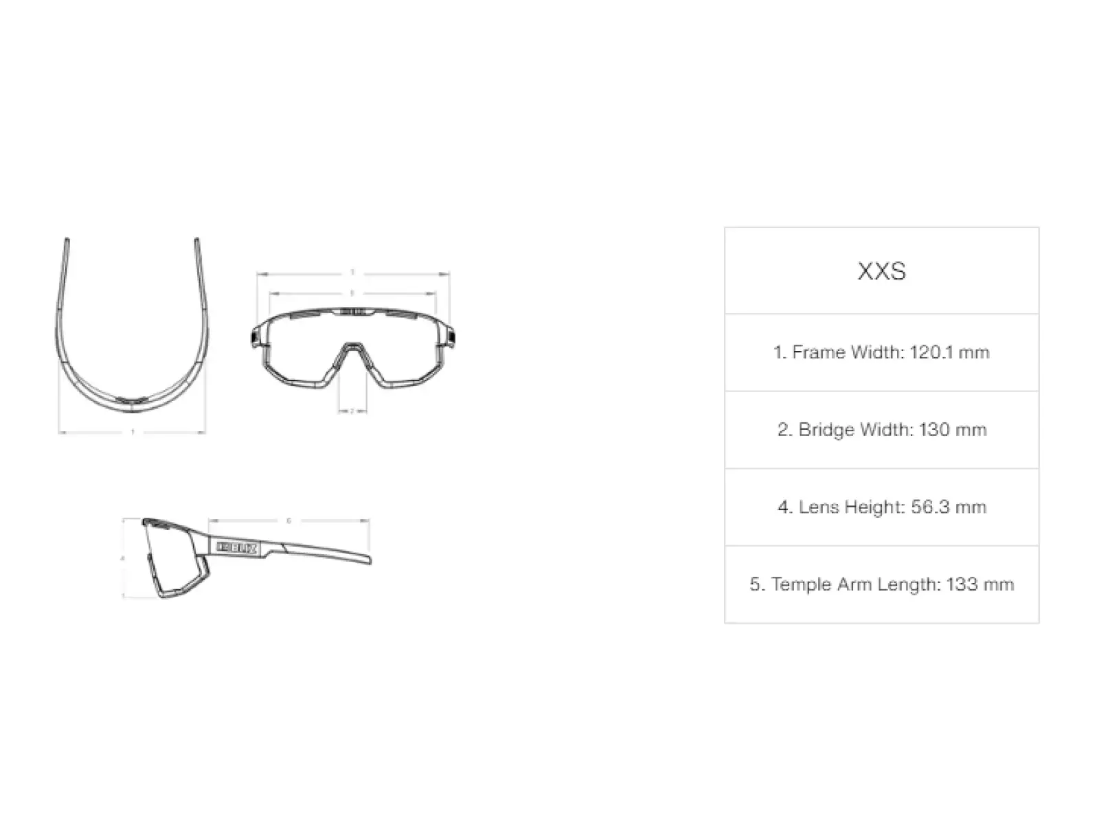 Bliz Matrix Small Sonnenbrille Clear Black/Smoke Silver