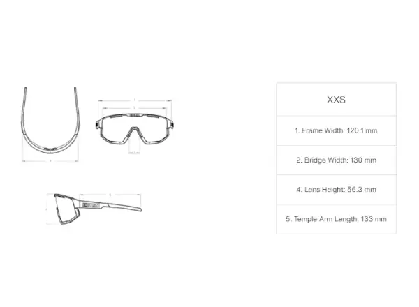 Bliz Matrix Small Sonnenbrille Clear Black/Smoke Silver