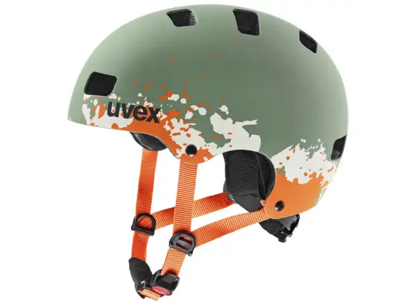 Uvex Kid 3 CC Helm Moss Green/Sand Mat