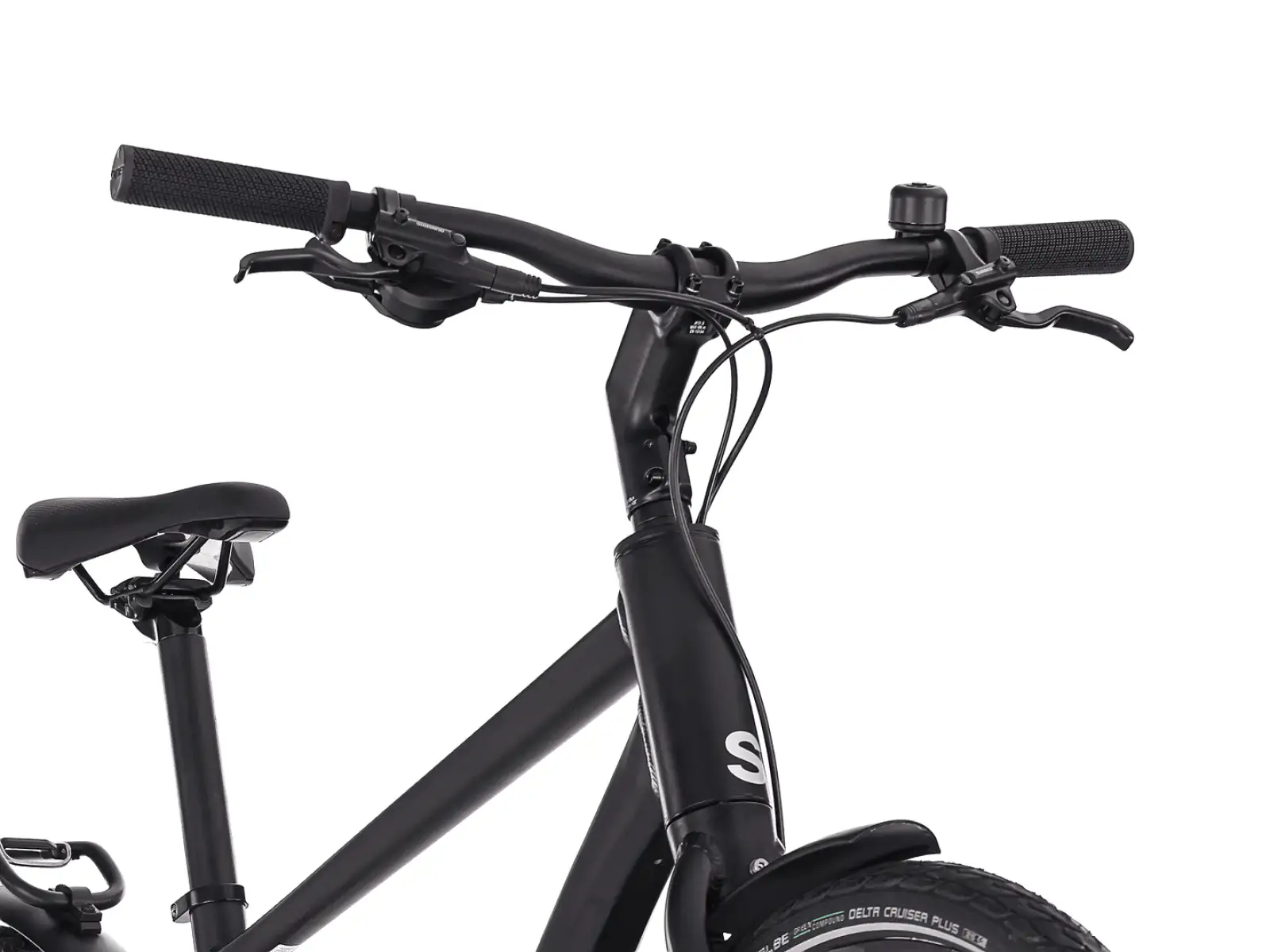 Superior Blox 6.4 T Stadtfahrrad mattschwarz