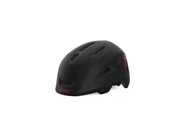 Giro Scamp II Kinderhelm Matte Screaming Black/Red