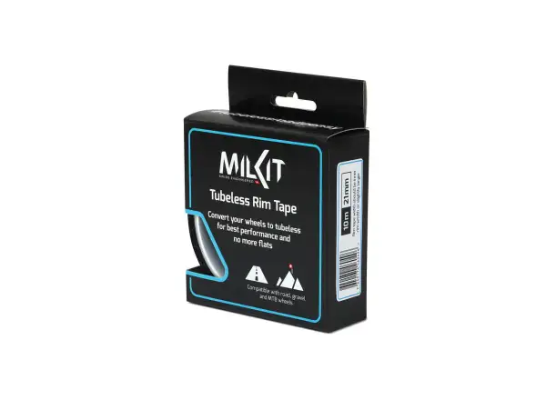 milKit Tubeless Rim Tape 10 m x 21 mm black
