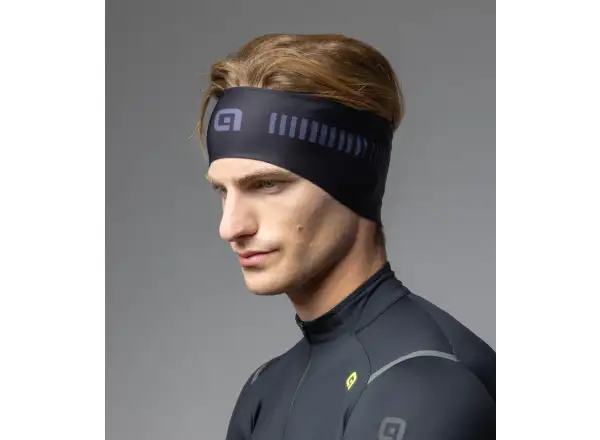Alé Strada Stirnband  Black/Charcoal Grey