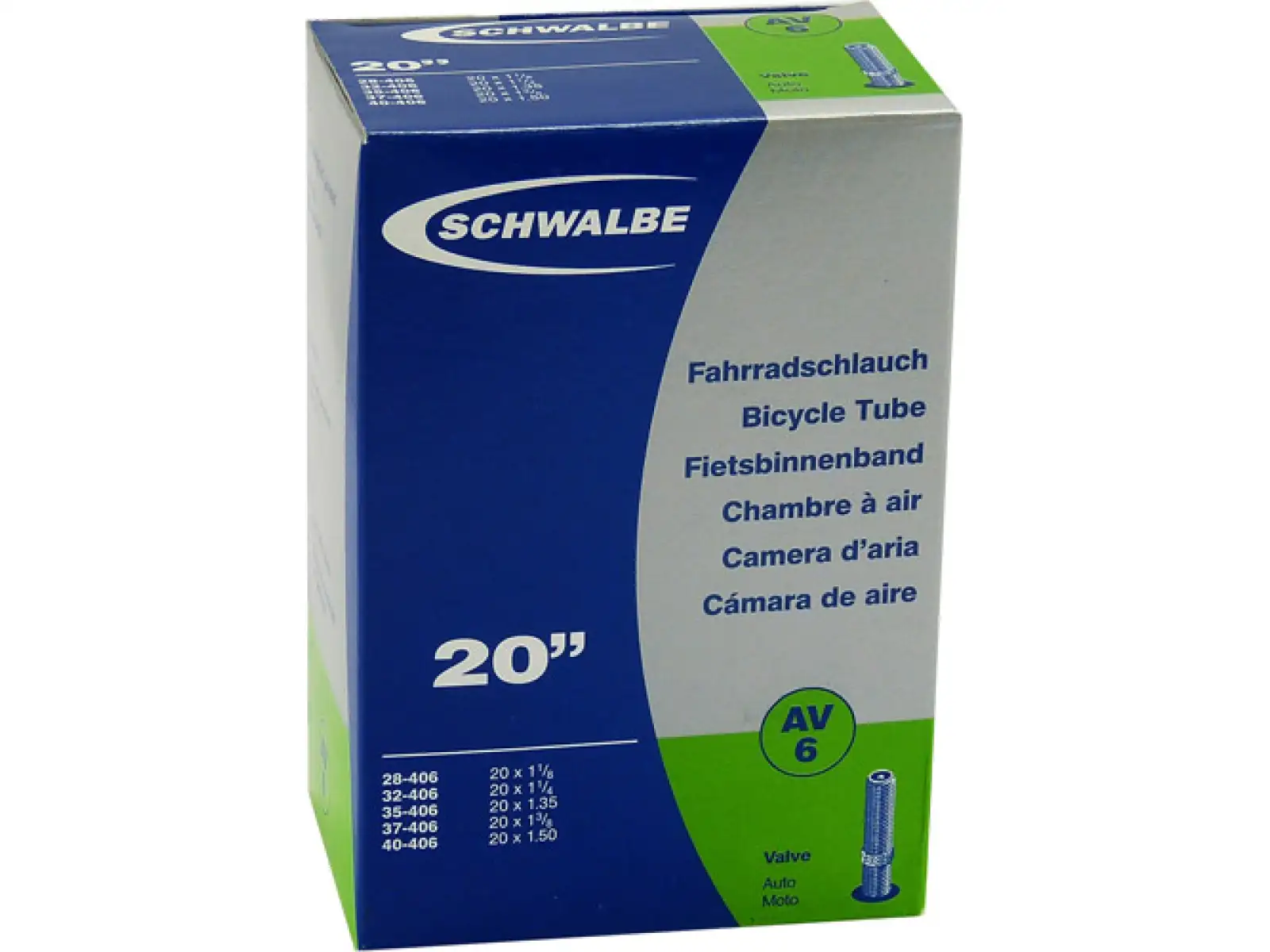 Schwalbe Schlauch 20x1,10-1,50" (Nr.06)