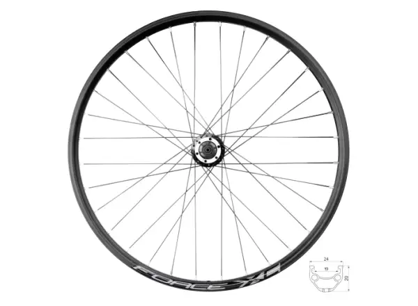 Force XC Disc 26" Hinterrad Laufrad F804333-6d 32 Loch