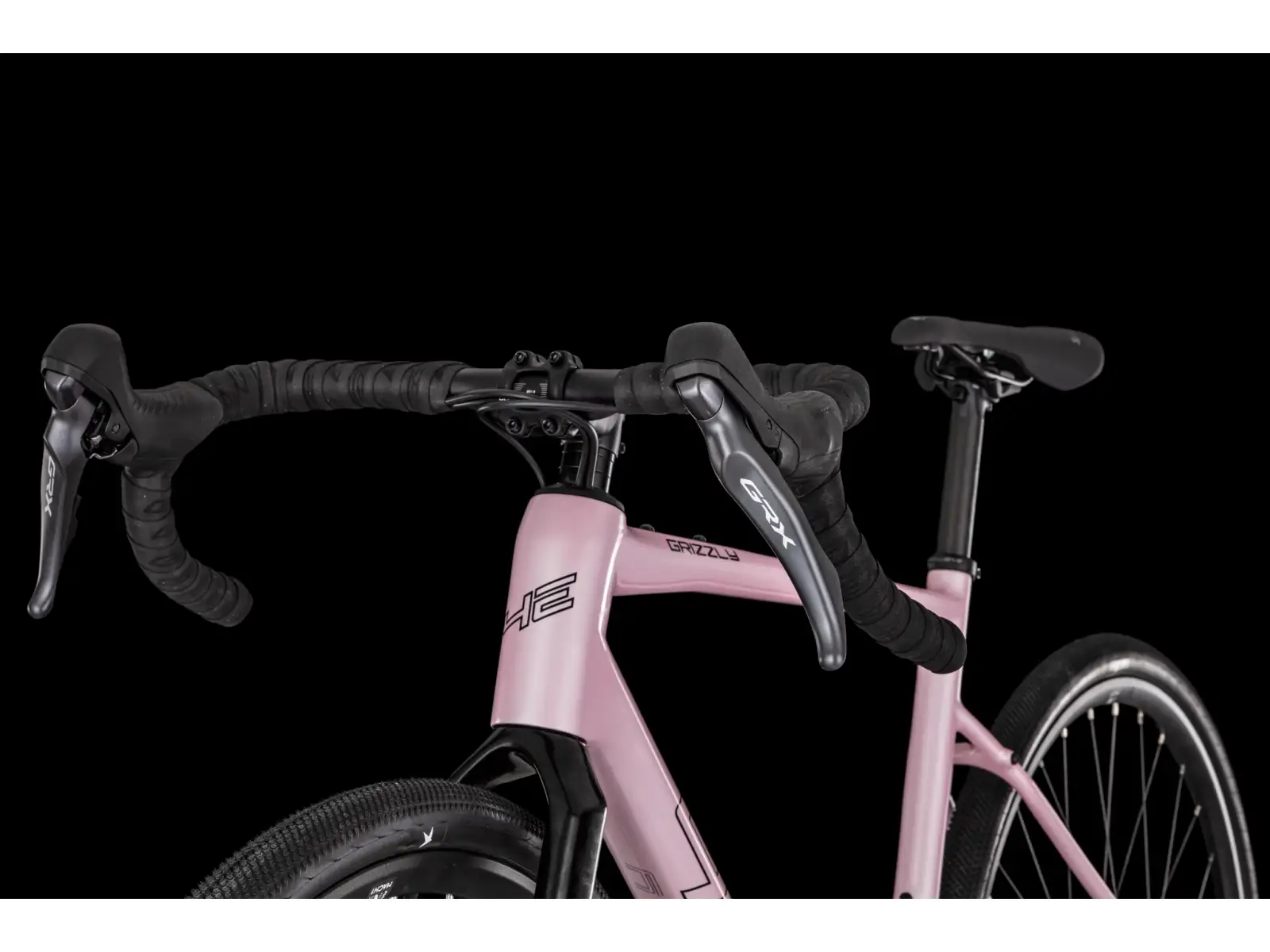 4Ever Grizzly Elite Gravelbike coral / black