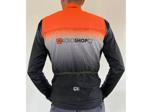 Alé PR System Koloshop Herren-Windweste mit Taschen Orange