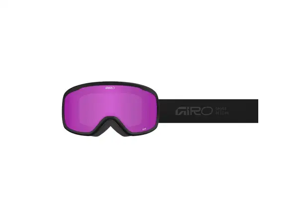 Giro Moxie Damen Skibrille schwarz Stacked/Amber Pink/Yellow (2 Gläser)