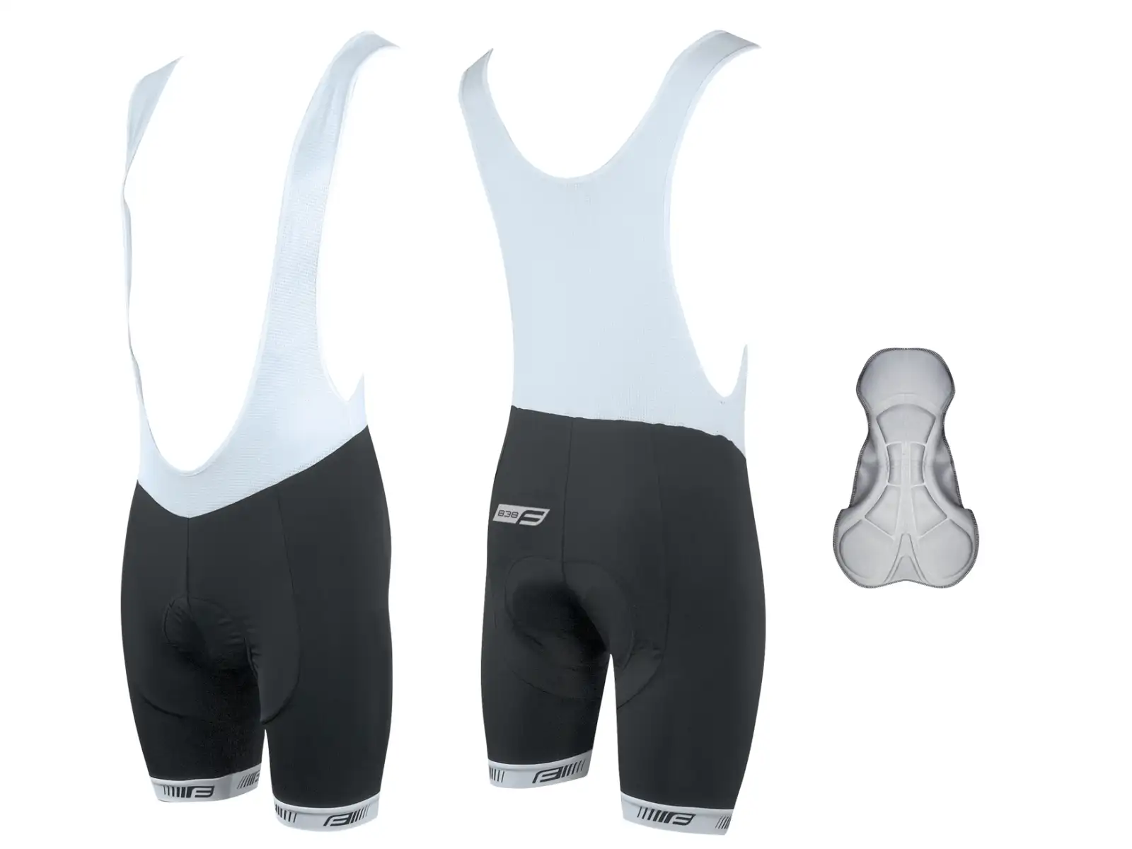 Force B38 Shorts mit Latz und Einlage Schwarz