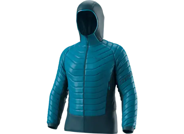 Die Dynafit TLT Light Insulation Herrenjacke mit Kapuze in Reef.