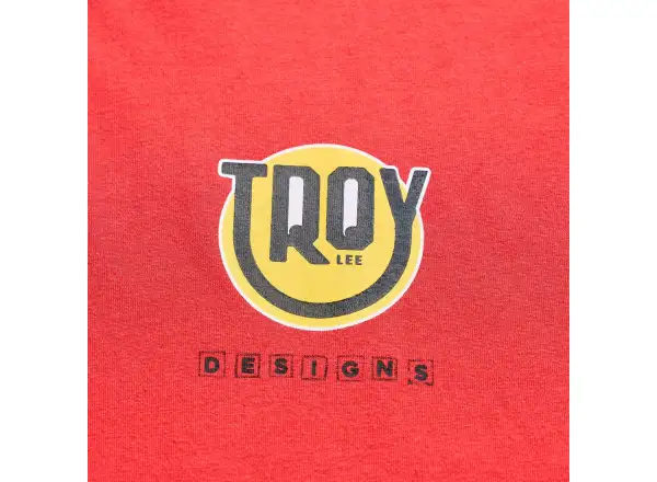 Troy Lee Designs Happy Dayz Herren T-Shirt Kurzarm Scarlet