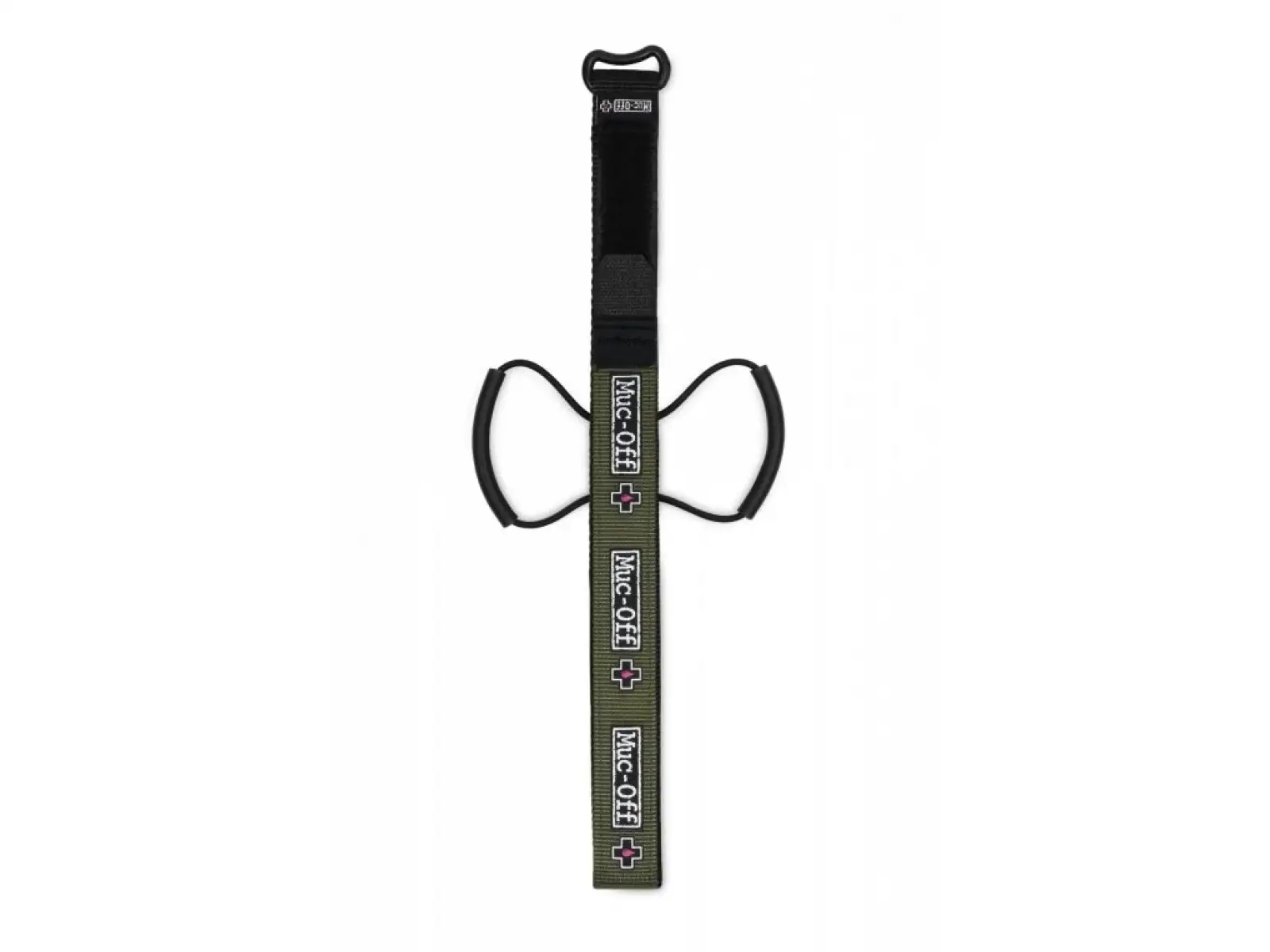 Muc Off Utility Frame Strap Rahmenriemen zur Befestigung am Rahmen in Grün.