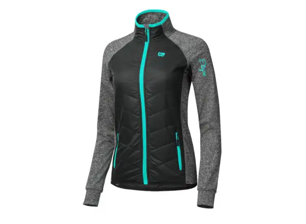 Damenjacke Etape Sierra schwarz/mint
