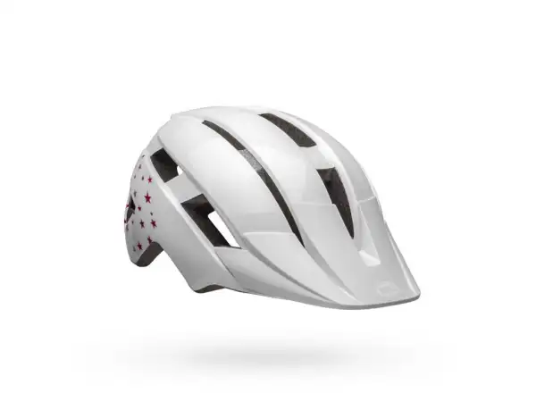 Bell Sidetrack II Youth Kinderhelm White Stars
