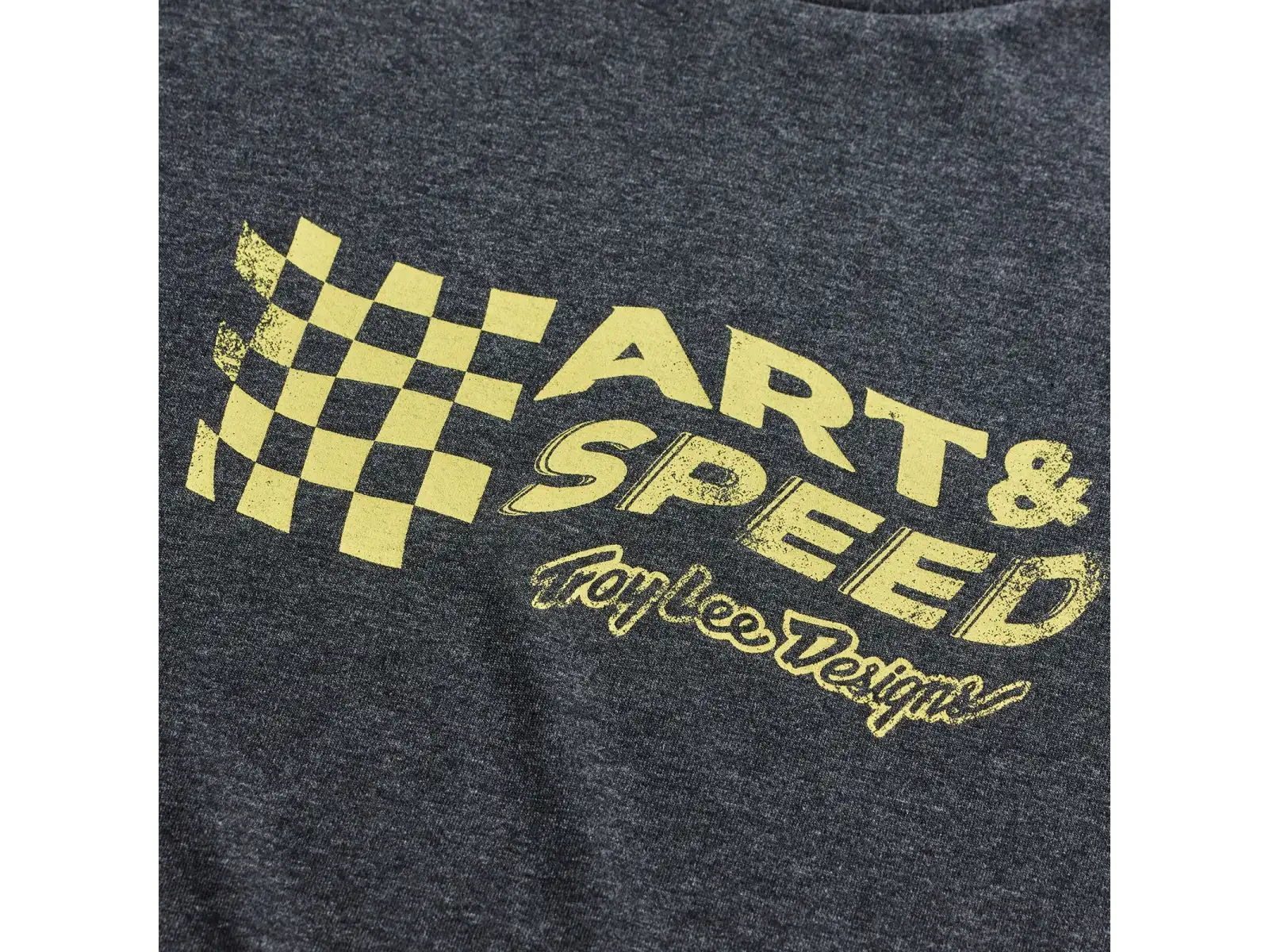 Troy Lee Designs Finish Line Herren T-Shirt Kurzarm Black heather