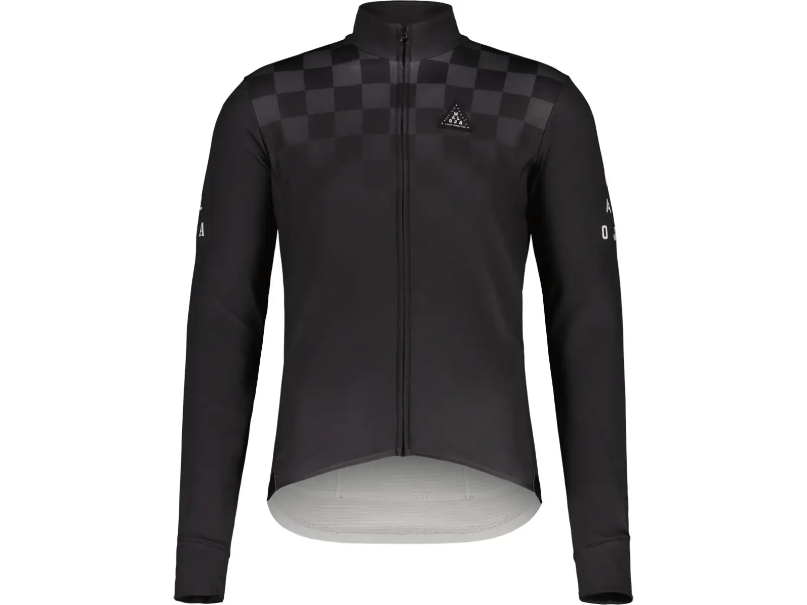 Maloja SalseraM. Herrentrikot Langarm Moonless/Check