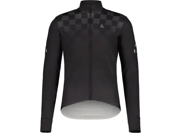 Maloja SalseraM. Herrentrikot Langarm Moonless/Check