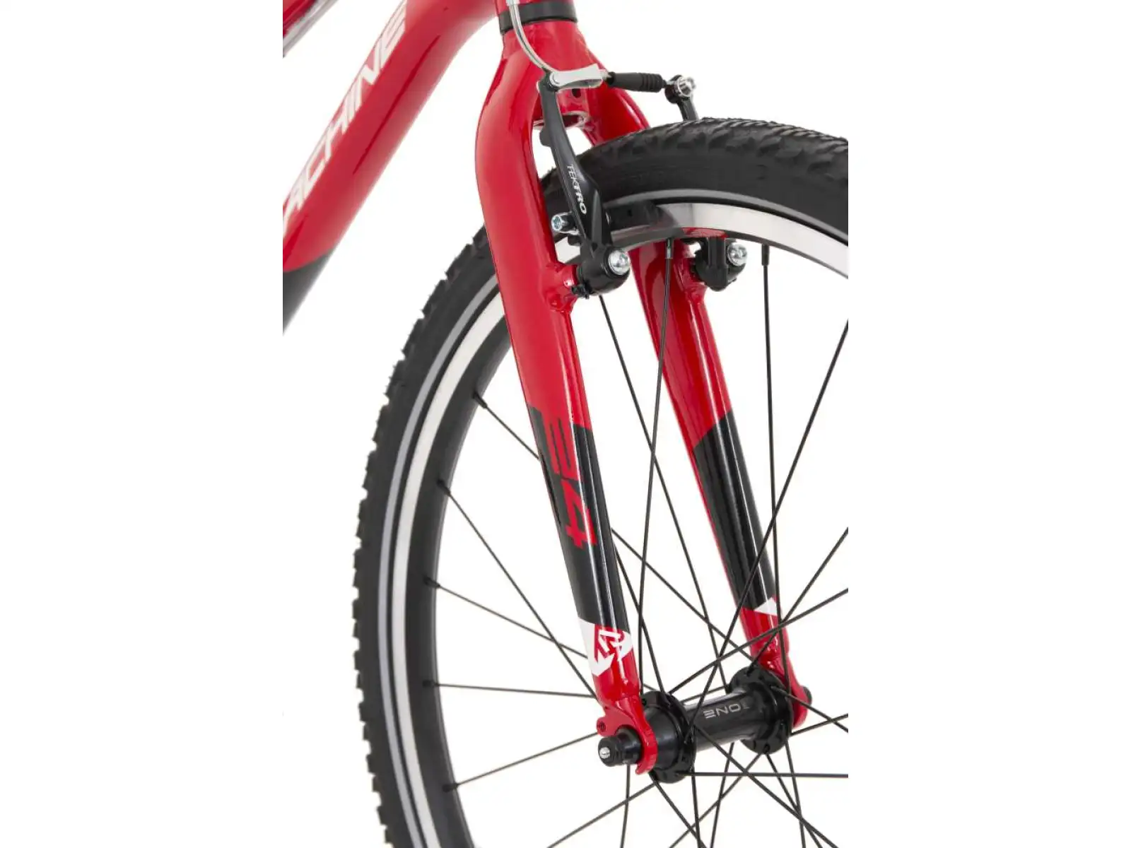 Rock Machine Thunder 24 Kinderfahrrad Gloss Rot/Weiß/Schwarz