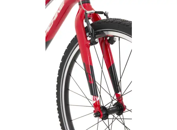Rock Machine Thunder 24 Kinderfahrrad Gloss Rot/Weiß/Schwarz