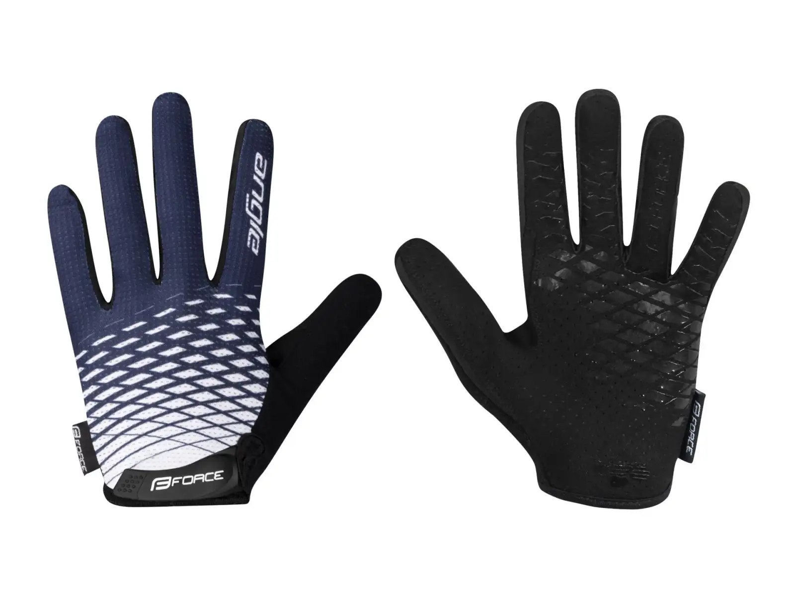 Force Angle MTB Handschuhe Weiß/Blau