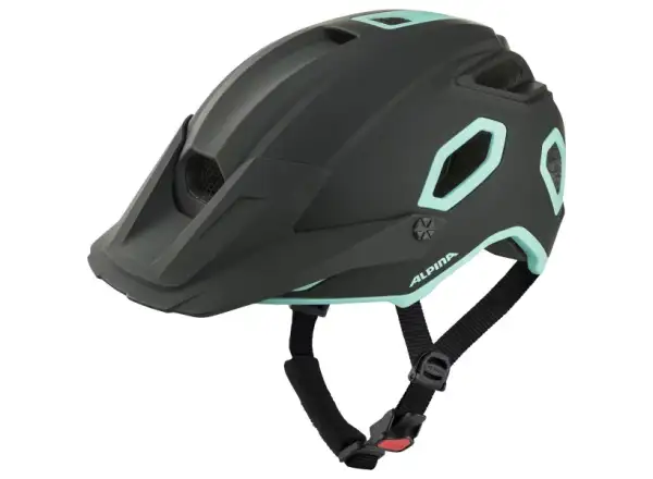 Alpina Croot Mips Helm black/turqouise matt, Größe 52-57 cm
