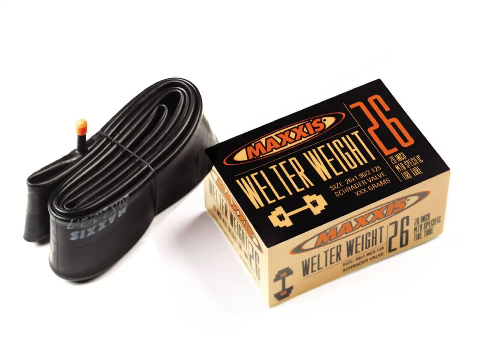 Maxxis Welter Weight Trekking Schlauch 700x33/50 mit 48 mm französischem Ventil.
