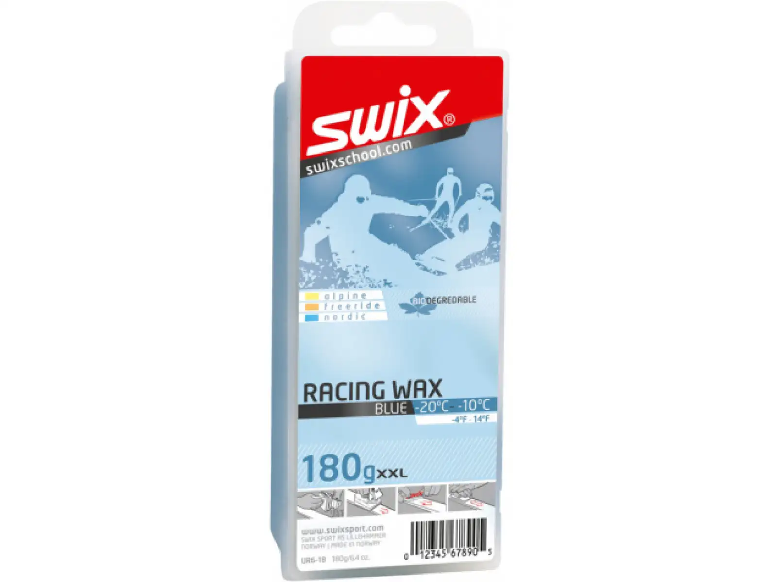 Swix Rennwachs UR6 blau 180 g