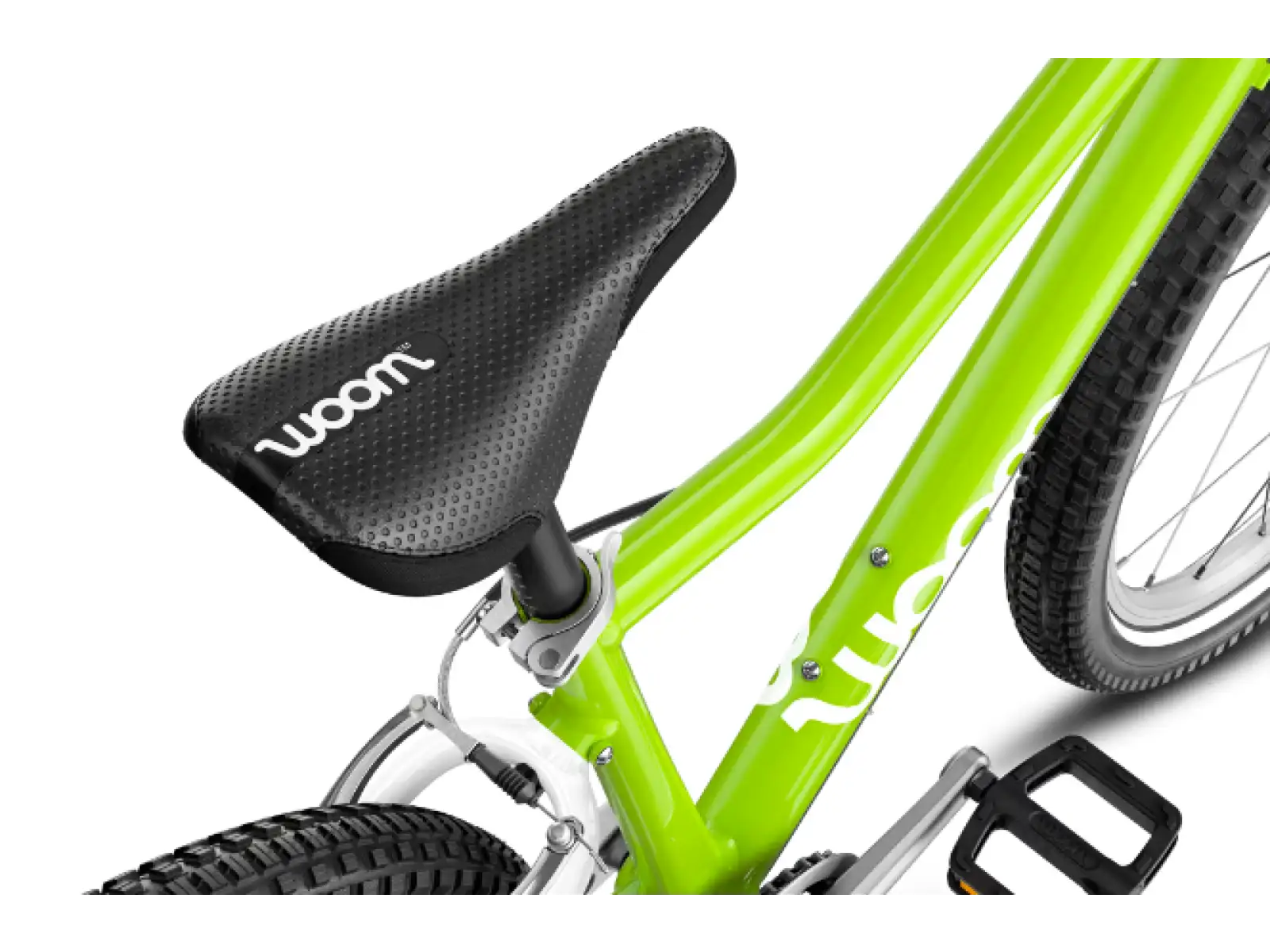 Woom 4 Echse Limette 20 Kinderfahrrad
