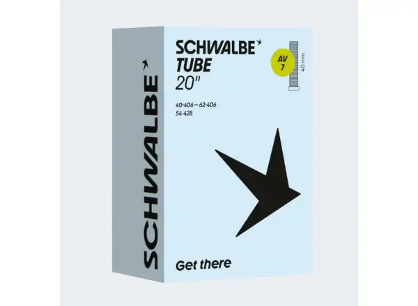 Schwalbe Schlauch 20x1,6-2,45" (40-62/406) AV7 Autoventil 40 mm