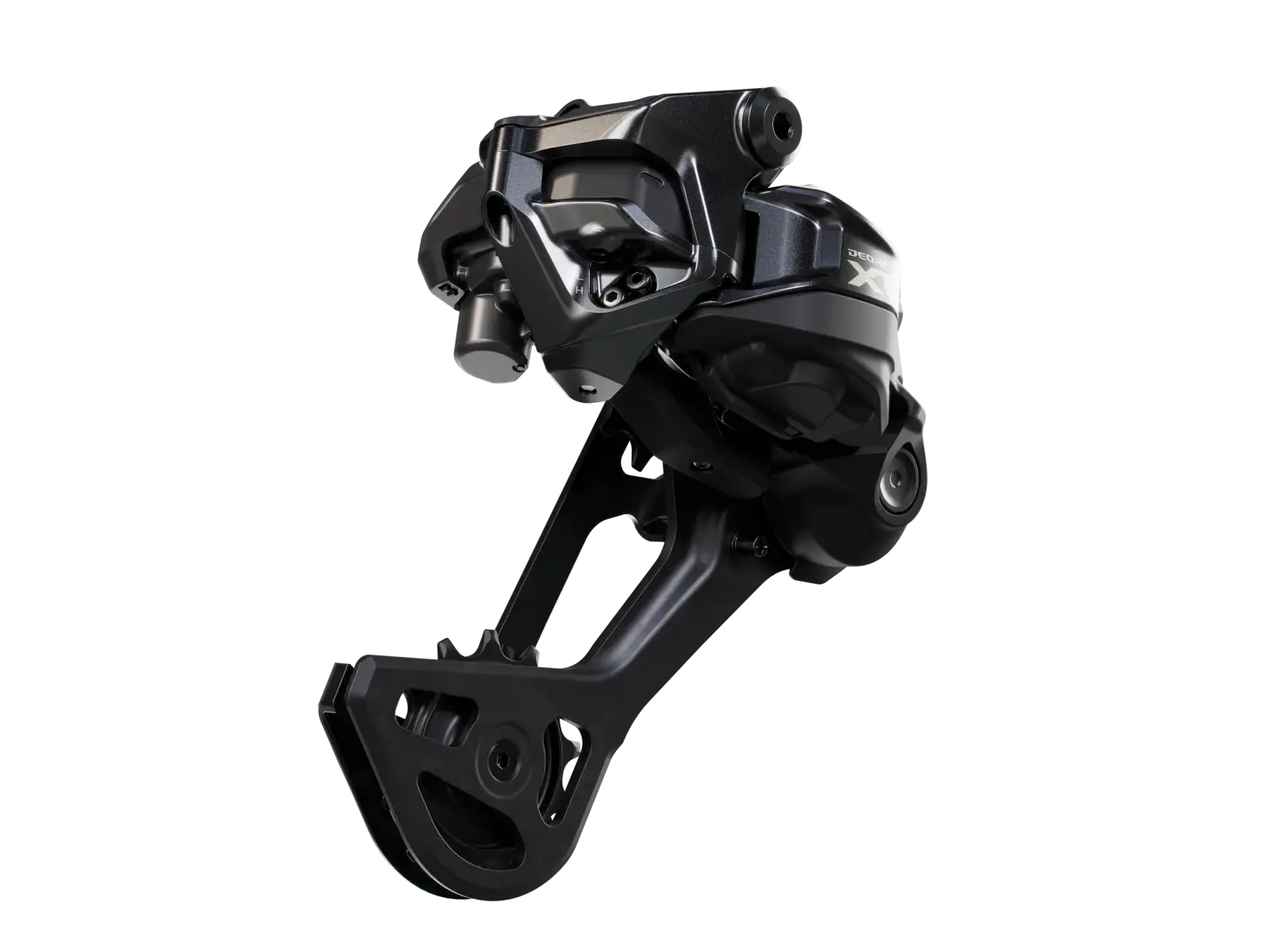 Shimano XT Di2 Upgrade-Set – Schaltwerk SGS, Schalthebel I-Spec, Akku, Ladegerät, Kette 12-fach