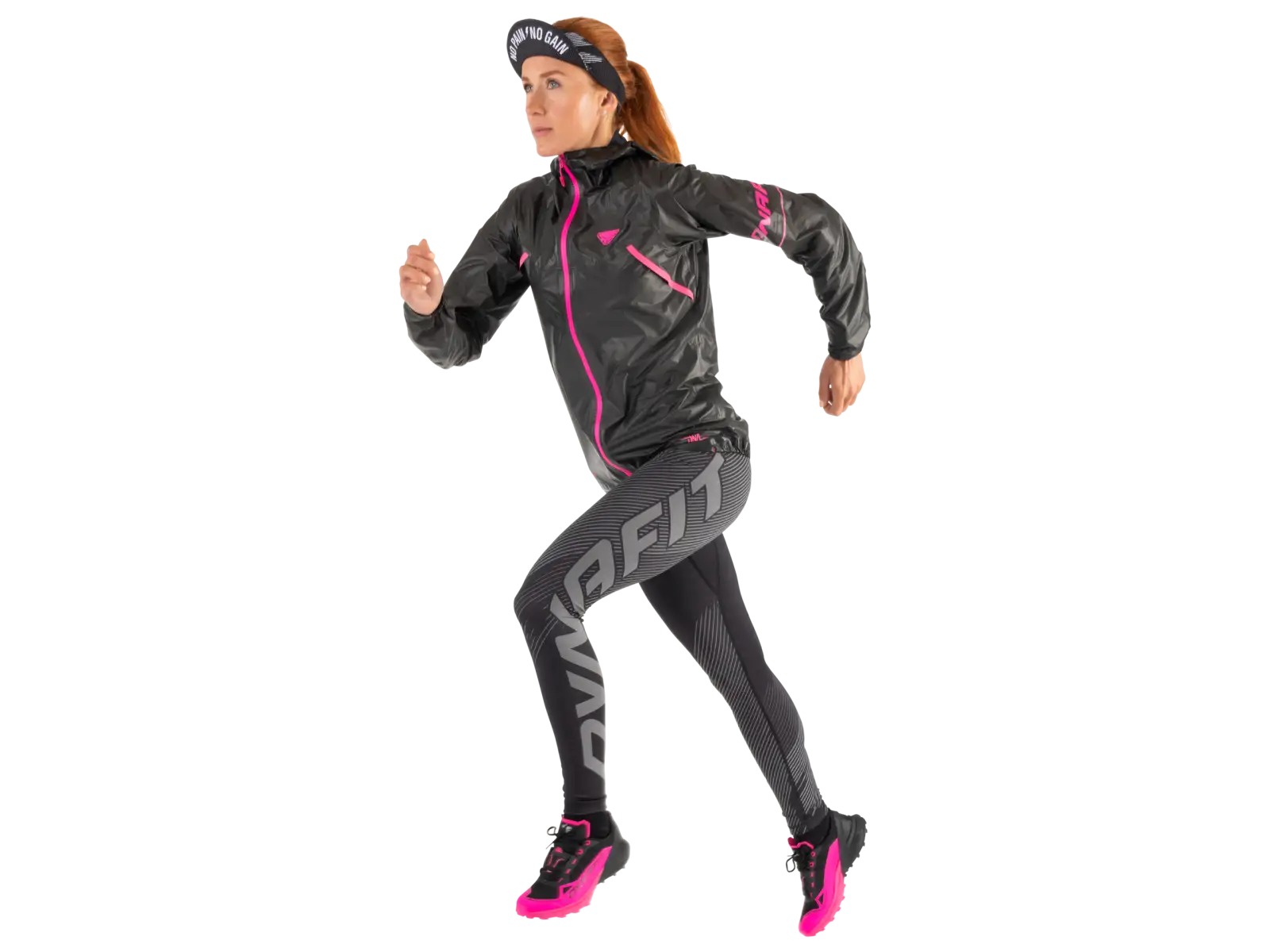 Dynafit Ultra 50 Damen-Laufschuhe Pink Glo/Black Out.