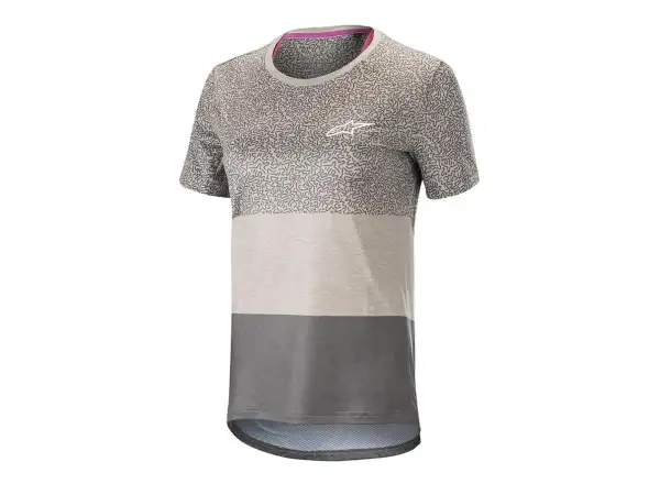 Alpinestars Stella ALPS 8.0 Damen Kurzarmtrikot in Mittelgrau/Anthrazit
