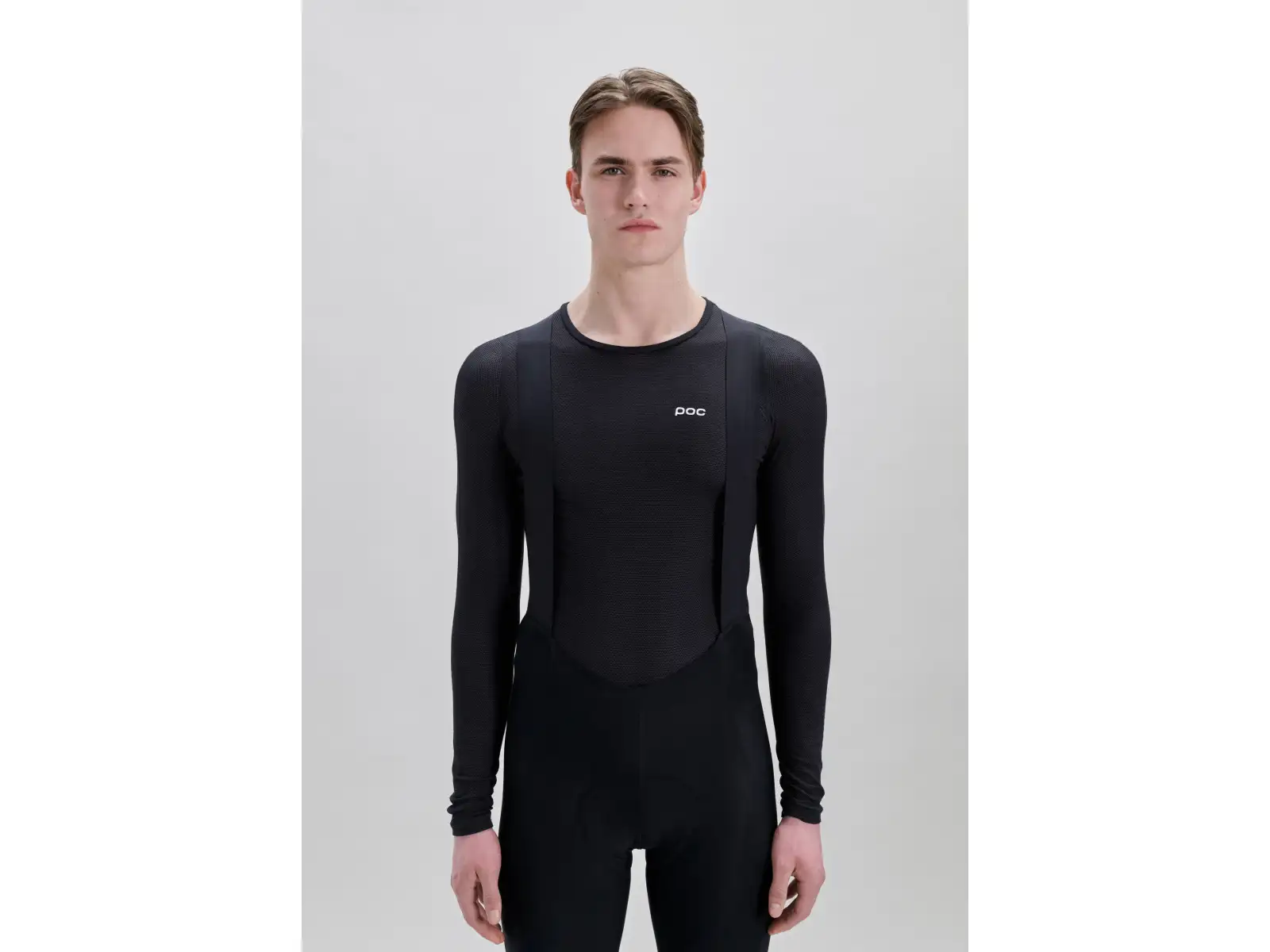 POC Layer Mid Herren Funktionsunterhemd Langarm Uranium Black