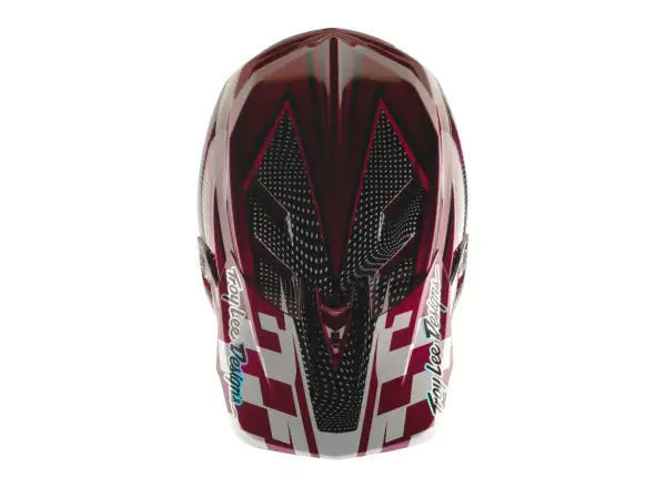 Troy Lee Dsigns x SRAM D4 Carbon Helm Radioscape Black/Berry