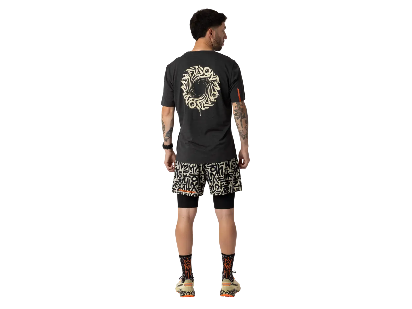 Dynafit Trail Herren Laufshirt kurze Ärmel Black Out