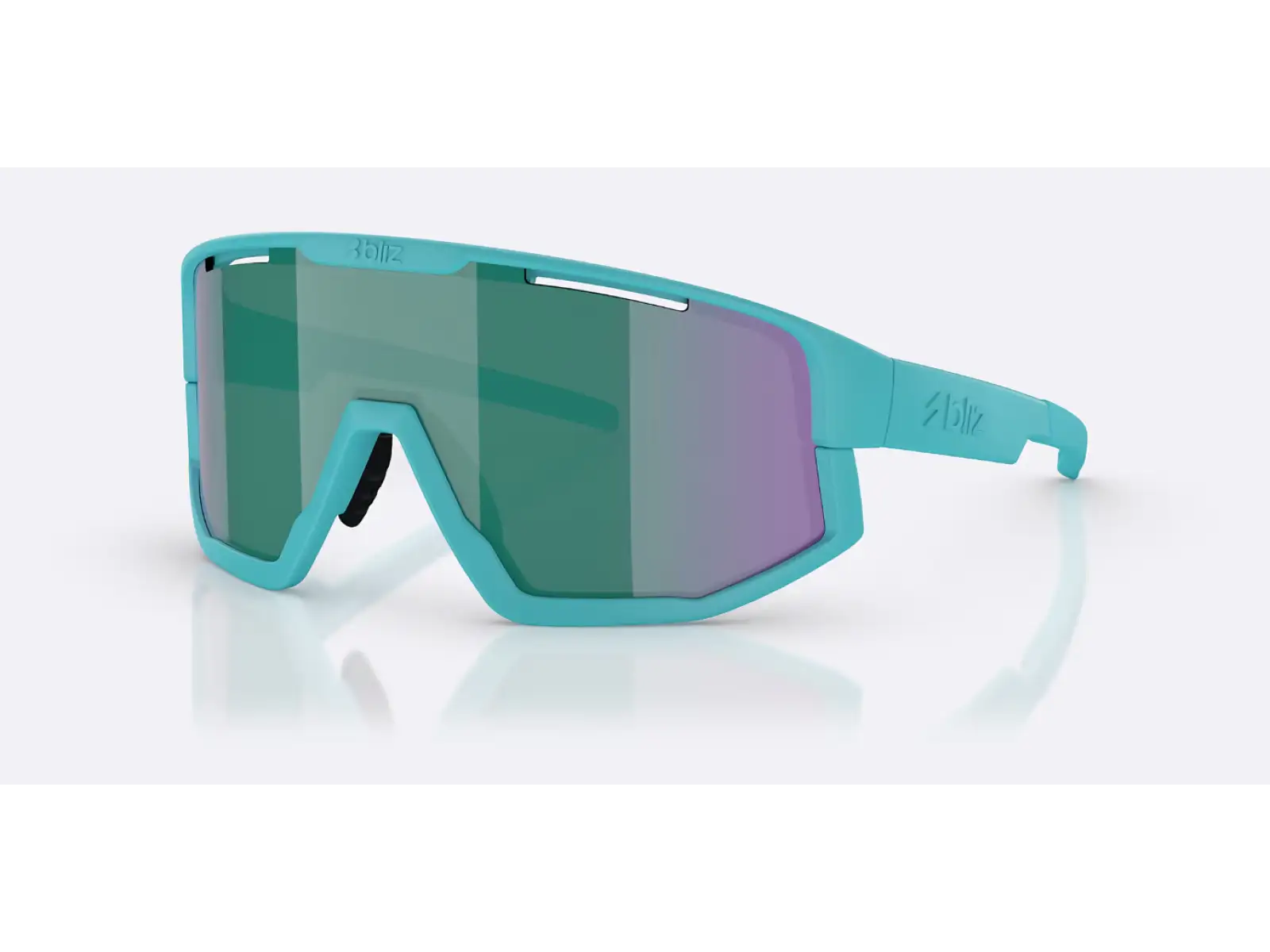 Bliz Fusion Small Sonnenbrille Matte Turquoise/Green Blue Multi