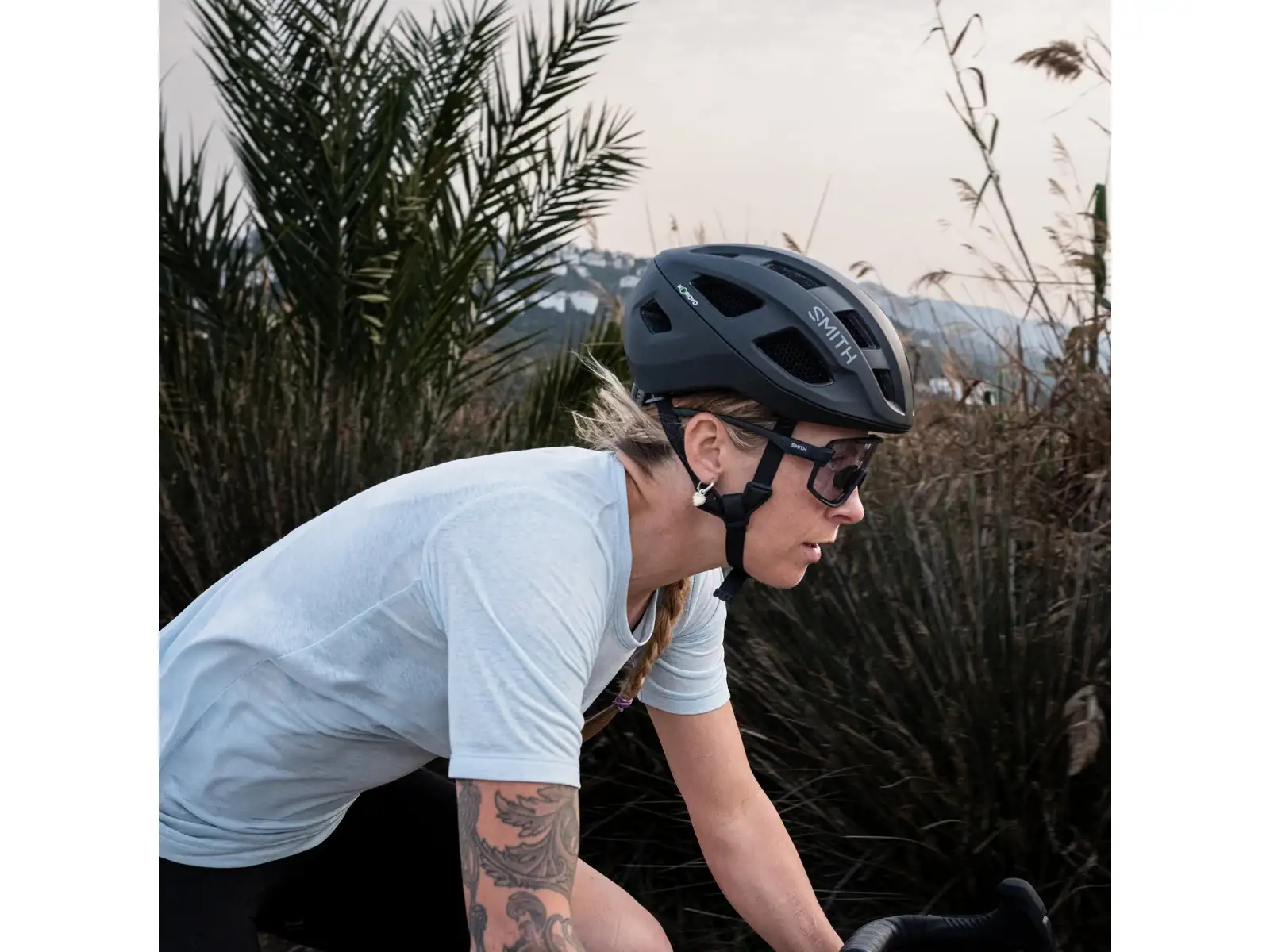 Smith Wildcat Fahrradbrille Matte Black/ChromaPop Photochromic Clear To Gray