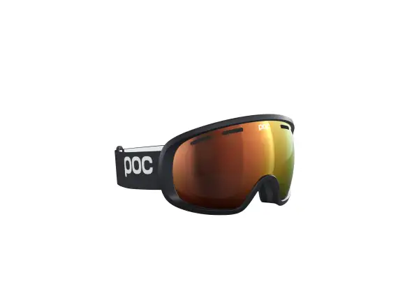 POC Fovea WF Skibrille Uranium Black/Partly Sunny Orange