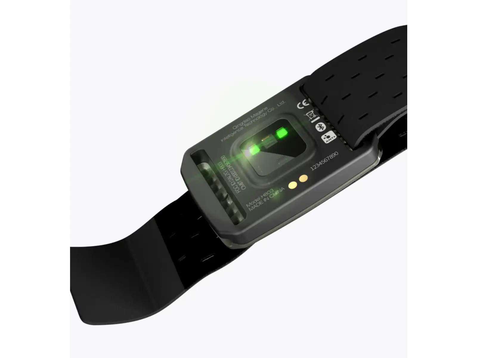 Magene H803 Armband zur Messung der Herzfrequenz.
