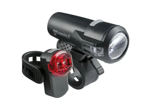 AXA Licht Compactline 35 USB Set Vorder Rücklicht
