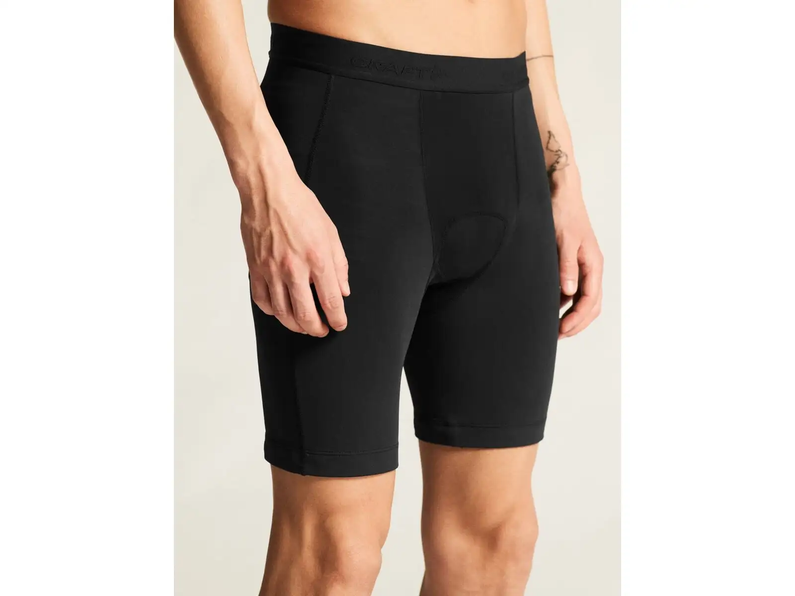Crart Everyday Bike Liner C4 Herren Innenhose mit Polster schwarz