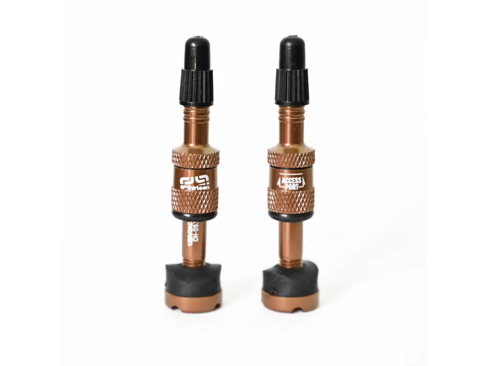 E-13 Quick Fill Tubeless Ventile 23-31 mm 2 Stück Bronze