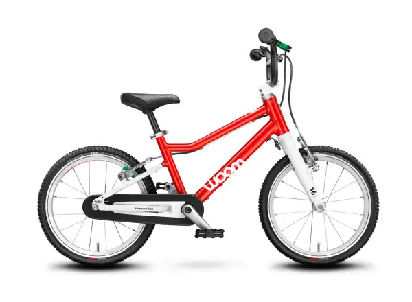 Woom 3 Red 16 Kinderfahrrad + Ständer Woom 2-3