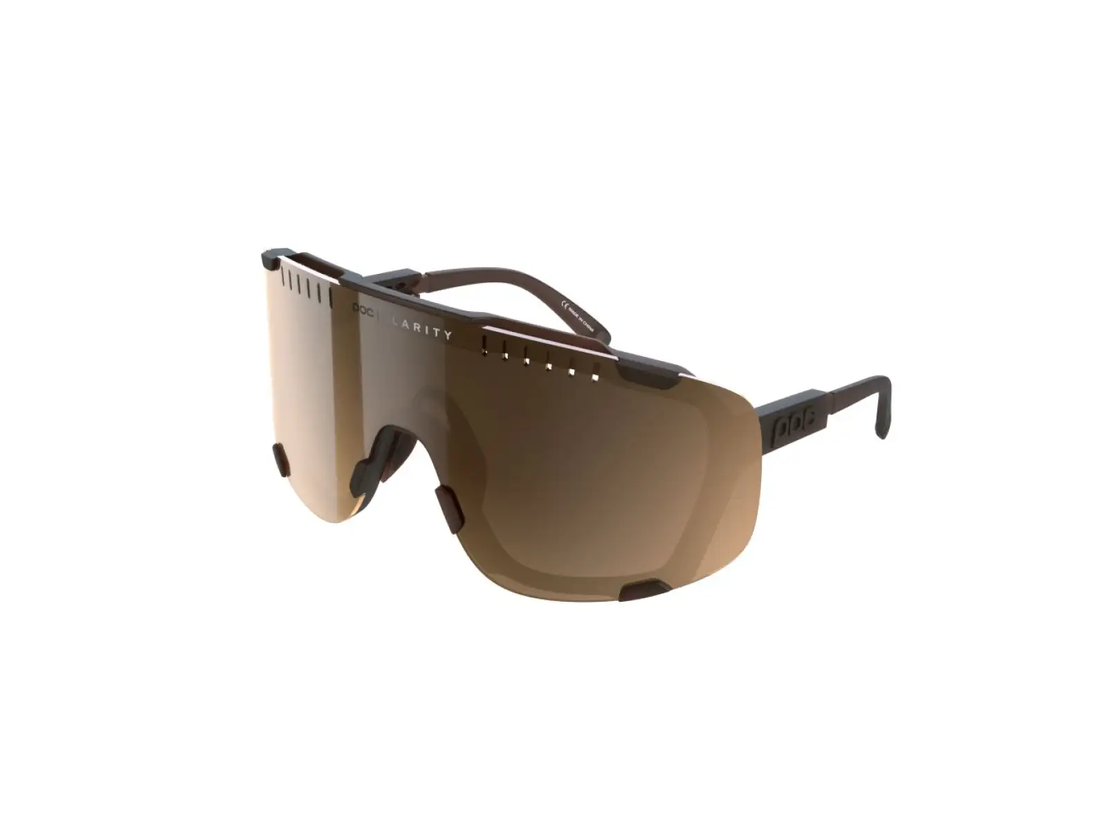 POC Devour Fahrradbrille Axinite Brown Translucent BSM
