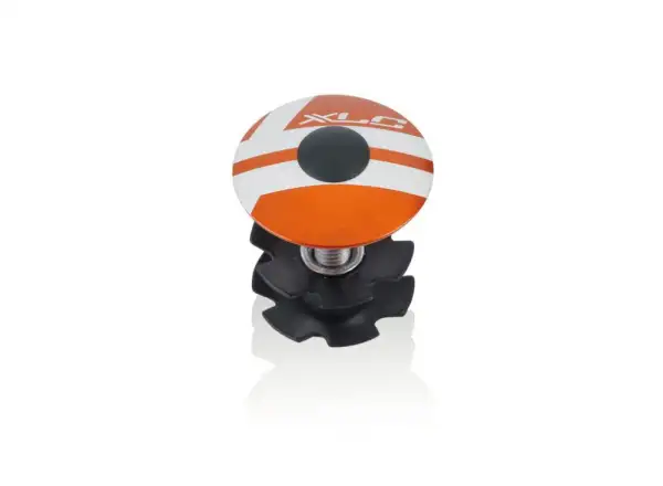 XLC A-Head AP-S01 1 1/8" ist ein orangefarbenes Lenkerkonuslager