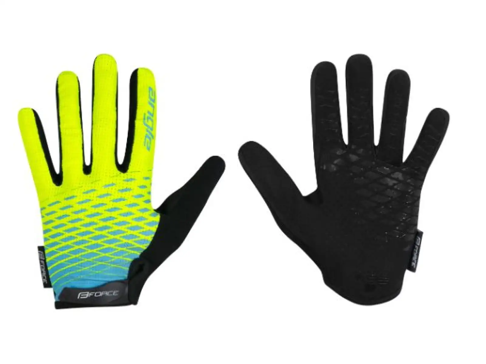 Force Angle MTB Handschuhe in Fluo/Blau